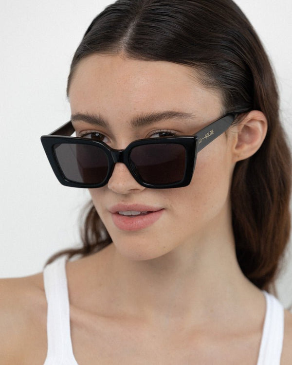 Lucia / Black Acetate & Grey Lens - Shade Files